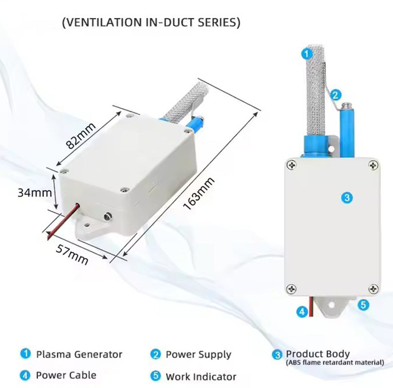 Bipolar Ionizer Cold Plasma Generator Ion Tube KYOG12V06T7