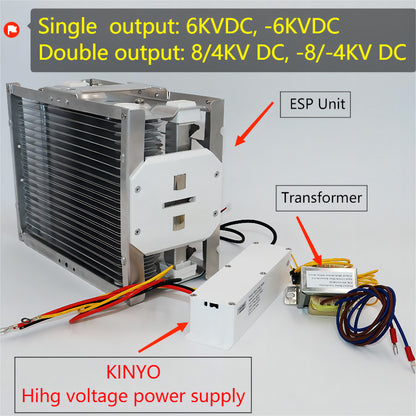 ESP Purifier System KY5S184 with High Voltage Power Supply