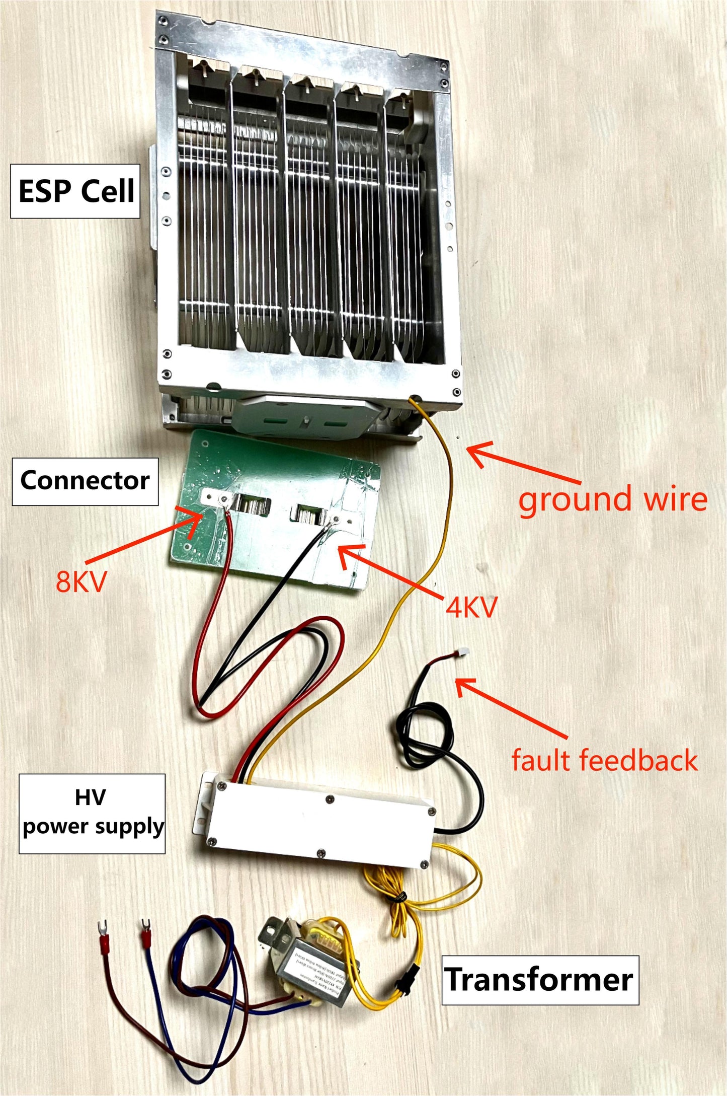 2W High Voltage Power Supply for ESP Unit KYOG12V04