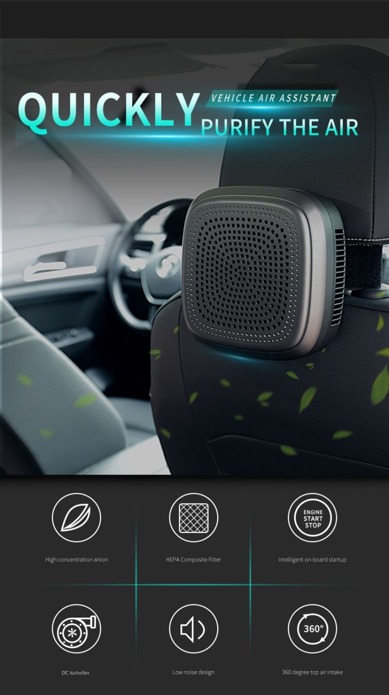 Portable Car Air Purifier KYHC02